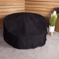 Charles Bentley Deluxe Rattan Day Bed Cover - Black