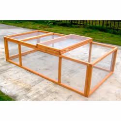 Charles Bentley FSC Outdoor Pet Guineas Pig Run Play Pen Enclosure Galvanised