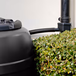 Charles Bentley 210L Garden Round Plastic Water Butt Set Including Tap With Stand and Filler Kit