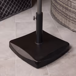 Charles Bentley Heavy Weight 27Kg Concrete Parasol Base Umbrella Stand Black