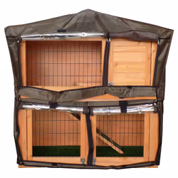 Charles Bentley Deluxe Guinea Pig Pet Hutch and Play Area Cover  PET/HUTCH.03