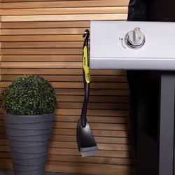 Bentley Bbq Grill Cleaning Brush With Steel Scraper - Available In Red and Green