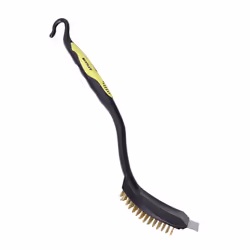 Bentley Bbq Grill Cleaning Brush With Steel Scraper - Available In Red and Green