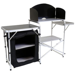Charles Bentley Odyssey Folding Kitchen Medium Camping Storage Unit Portable Outdoor Cooking