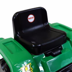 Dolu Children's Ride On Tractor with Trailer Green