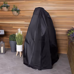 Charles Bentley Rattan Swing Seat Cover - Black