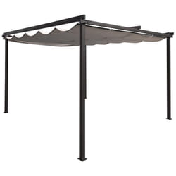Charles Bentley 3M x 3M Premium Canopy Gazebo Awning Shade  - Grey