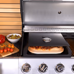 Charles Bentley BBQ Pizza Box With Thermometer Size H12.1 x L41.5 x W36.3cm