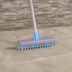 LIFESTYLE 12" Castle Fill Deck Scrub, FSC Certified, Wooden Handle, Outdoor Cleaning Brush, Decking, Patio, Durable Bristles, ...