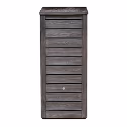 CHARLES BENTLEY 230L, Garden, Plastic Water Butt, Including Brass Tap With Connector Kit,  Rain Saver, Rainwater Tank, Scandi Spruce Wood Effect, 230