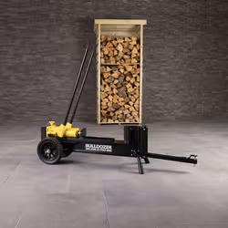 CHARLES BENTLEY BULLDOZER PRO 12 Ton Hydraulic Log Splitter Wood Splitter Firewood Splitter, Log Cutter, No Electricity, Port ...