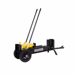 CHARLES BENTLEY BULLDOZER PRO 12 Ton Hydraulic Log Splitter Wood Splitter Firewood Splitter, Log Cutter, No Electricity, Portable with Wheels and Toe