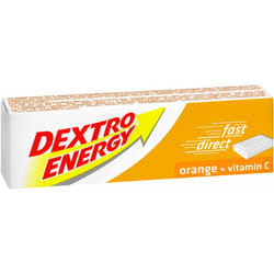 DEXTRO ENERGY - 24 packs -Orange Glucose tablets with Vitamin C, 47g