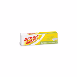 Dextro Energy Lemon Glucose Tablets with Vitamin C, 47 g, 24 Packs, Energy Tablets, for a Quick Burst of Glucose