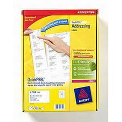 Avery QuickPEEL White FSC