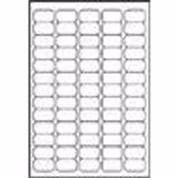 Avery Clear Mini Label- Ink jet - J8551 Transparent