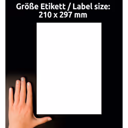 Avery L4775-20 self-adhesive label Rounded rectangle Permanent White 20 pc(s) - Additional view 4