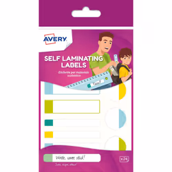 Self laminating labels are part of our new Back to School labels that are perfect for keeping busy families organised!These l ...
