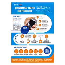 Avery AM00CA4 self-adhesive label Round Permanent Transparent 630 pc(s)