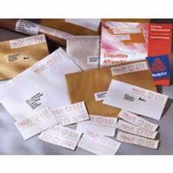 Avery® Franking Labels are a great way to process the printing and application of postage plus additional advertising message ...