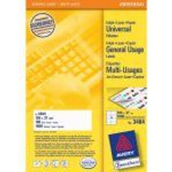 Avery Universal Labels. White 105x37mm self-adhesive label 1600 pc(s)