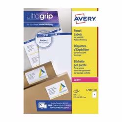 Avery printable parcel labels are designed to stay put on your letters and parcels. Whether you’re printing in black and whit ...