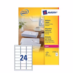 Mailings are made easier when you use the unique QuickPEEL™ feature on these 24 to a sheet white address labels. You simply d ...
