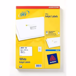 Avery J8161-100 self-adhesive label White 1800 pc(s)