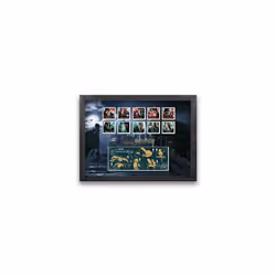 Official Harry Potter 2023 Framed Stamps and Miniature Sheet by Royal Mail