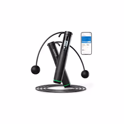 Smart Skipping Rope with Counter, Adjustable Jump Ropes for Fitness, Skip Rope with APP Data Analysis, Workout Equipment for  ...