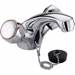 Bristan VAC BASNW C MT Club Mono Basin Mixer without Waste and Metal Heads - Chrome Plated