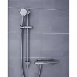 Bristan Artisan Thermostatic Fast Fit Shower Bar Valve Exposed Mixer Handset