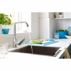 Bristan BLB EFSNK C Blueberry Easyfit Kitchen Sink Mixer Tap with Swivel Spout, Chrome