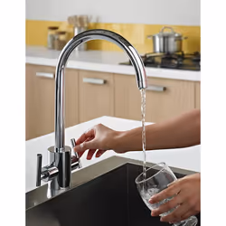 Bristan AR SNK EF C Artisan Easyfit Kitchen Sink Mixer Tap with Swivel Spout, Chrome