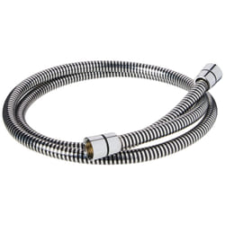 HOS 150CCE01 C Cone Std Bore Shower Hose Easy Clean, Chrome, 1.5m