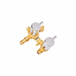 Bristan Prism Recessed Thermostatic Dual Control Shower Mixer Valve with Integral Two Outlet Diverter, Temperature Control Sh ...