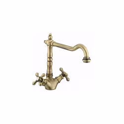 Bristan K SNK EF ABRZ Colonial Easyfit Kitchen Sink Mixer Tap with Swivel Spout, Antique Bronze
