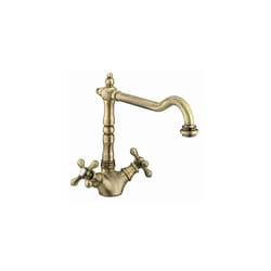 Bristan K SNK EF ABRZ Colonial Easyfit Kitchen Sink Mixer Tap with Swivel Spout, Antique Bronze