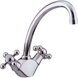 Bristan RG SNK EF C Regency Easyfit Kitchen Sink Mixer Tap with Swivel Spout, Chrome
