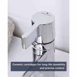Bristan CLI 1/2 C Clio Basin Pillar Taps, Chrome