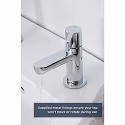 Bristan CLI 1/2 C Clio Basin Pillar Taps, Chrome