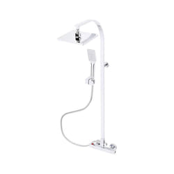Bristan Craze2 Rigid Riser Bar Mixer Shower with Dual Heads - Chrome - CRZ2 SHXDIVCTFF C (CRZ2SHXDIVCTFFC)