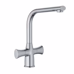 Bristan KU SNK C Kurve Monobloc Sink Mixer Mono Kitchen, Chrome Plated