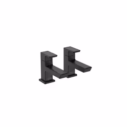 Bristan Cobalt Bath Pillar Taps Black (COB 3/4 BLK)