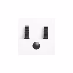 Bristan Cobalt Bath Pillar Taps Black (COB 3/4 BLK)