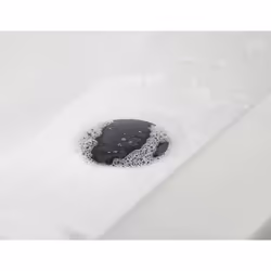 Bristan W BASIN04 BLK Round Basin Clicker Waste Slotted, Black
