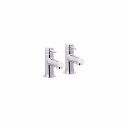 Essentials Mios Bathroom Taps, 3/4 Inch Basin Taps