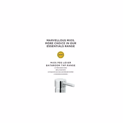 Essentials Mios Bathroom Taps, Basin Mixer