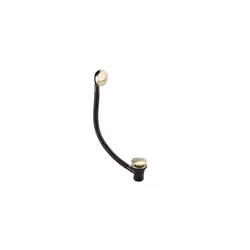 W BATH03 BB Round Clicker Bath Waste, Brushed Brass