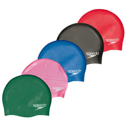 Speedo Silicone Moulded Swimming Cap Junior Kids - Navy Blue, One Size